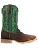 Image #2 - Durango Men's Rebel Pro™ Bridle Western Boot - Square Toe, Green, hi-res