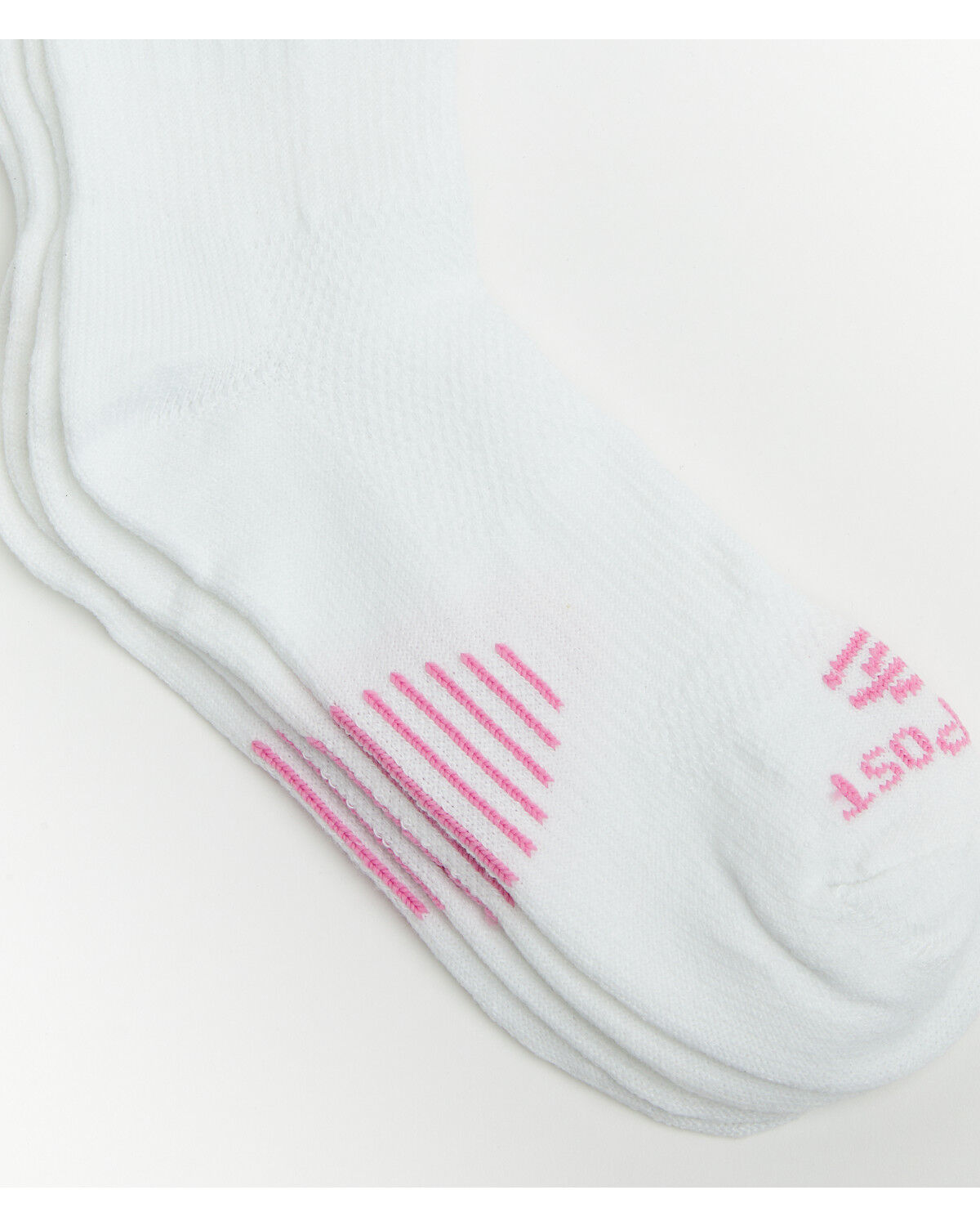 Dan Post Women's Crew Socks - 2 Pack, White, hi-res