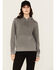 Image #2 - Carhartt Women's Relaxed Midweight Hoodie, Dark Grey, hi-res