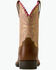 Image #3 - Ariat Girls' Sundown Performance Western Boots - Broad Square Toe, Brown, hi-res