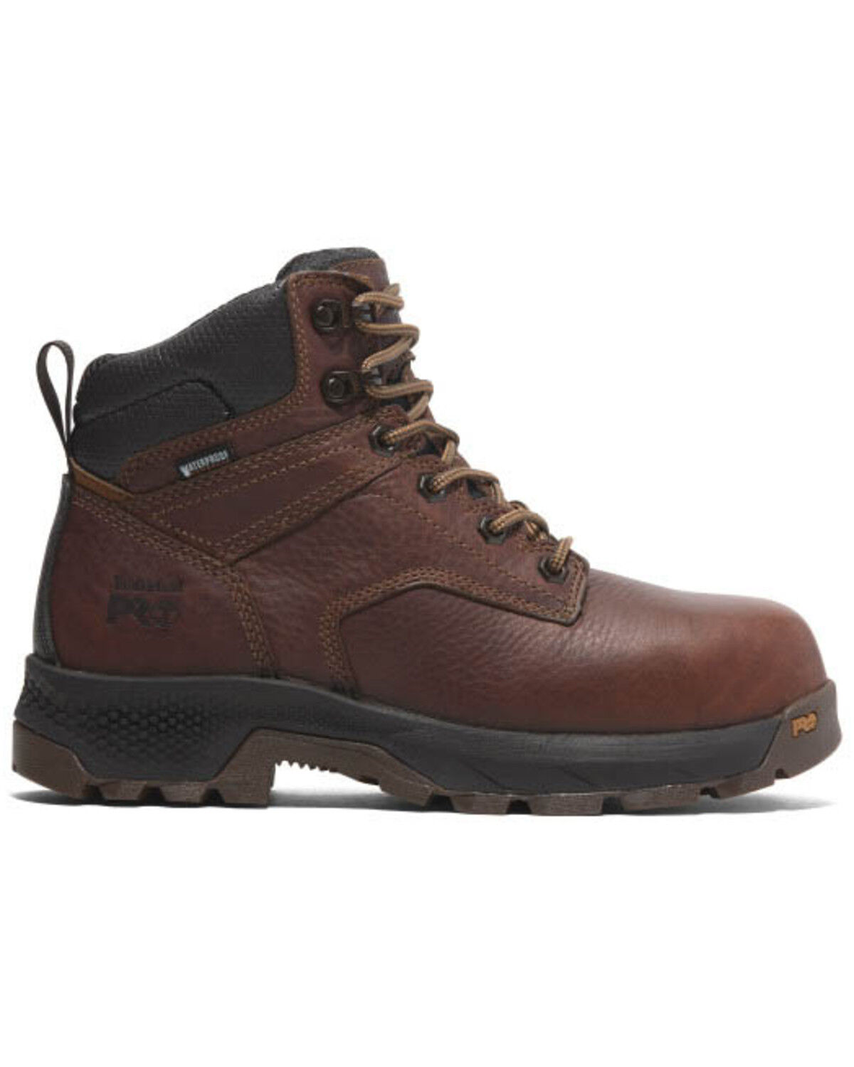 Timberland PRO Titan EV 6" Waterproof Work Boots - Composite Toe, Coffee, hi-res