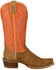 Image #2 - Tony Lama Men's Jax Suede Western Boots - Square Toe, Tan, hi-res