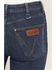 Image #4 - Wrangler Retro Women's Wrenley Dark Wash Bailey High Rise Bootcut Stretch Denim Jeans, Dark Wash, hi-res