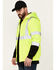 Image #3 - Hawx Men's High Vis Hooded Jacket - Big, Yellow, hi-res