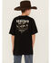 Image #4 - Ariat Boys' American Rancher Short Sleeve Graphic T-Shirt, Black, hi-res