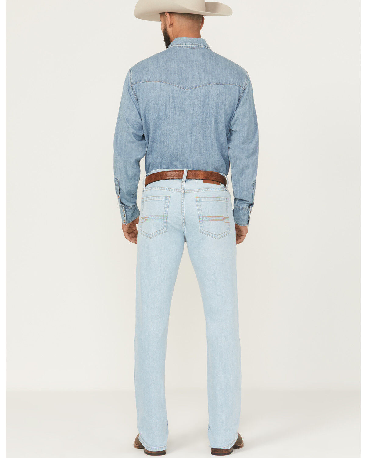 Image #3 - Cody James Men's Camino Wash Jackson Slim Straight Stretch Denim Jeans, Light Wash, hi-res