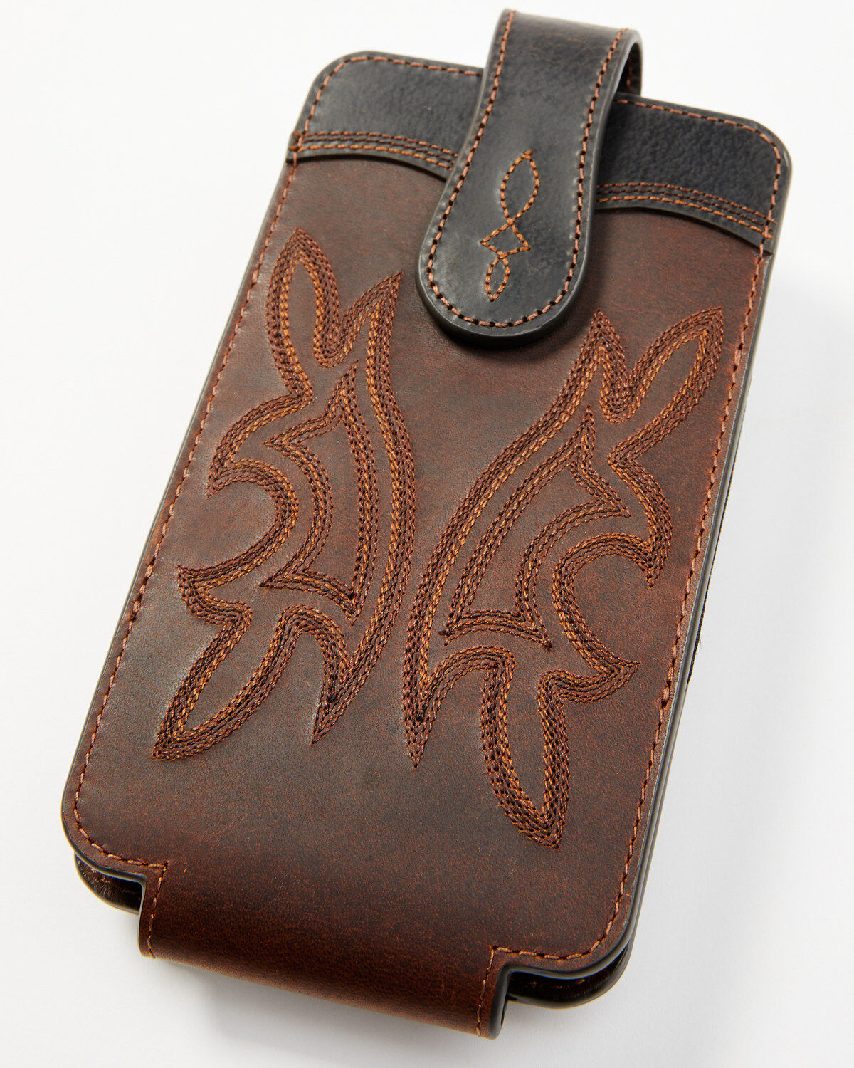 Image #1 - Cody James Men's Cell Phone Wallet, Brown, hi-res