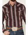 Image #3 - Moonshine Spirit&reg; Men's The Vault Long Sleeve Snap Western Shirt, Burgundy, hi-res