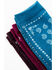 Image #4 - Shyanne Women's Multi-Colored Paisley 3-Pack Crew Socks, Multi, hi-res