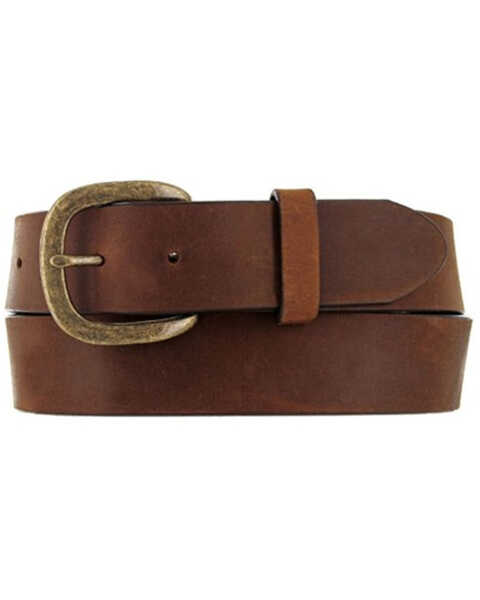 Image #1 - Justin Men's Leather Work Belt, Brown, hi-res