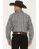 Image #4 - Ariat Men's Tatum Medallion Striped Long Sleeve Button-Down Western Shirt - Tall, Grey, hi-res