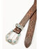 Image #2 - Shyanne Women's Stone Buckle Southwestern Print Embossed Belt , Dark Brown, hi-res