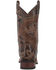 Image #5 - Laredo Women's Charli Performance Western Boots - Broad Square Toe, Distressed Brown, hi-res