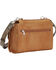 Image #3 - American West Tan Desert Wildflower Small Crossbody Bag/Wallet, Tan, hi-res