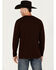 Image #4 - Moonshine Spirit&reg; Men's Skully Graphic Long Sleeve T-Shirt, Burgundy, hi-res