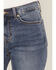 Image #4 - 7 For All Mankind Women's Gale Medium Wash Mid Rise Metallic Pocket 34" Bootcut Stretch Denim Jeans, Medium Wash, hi-res