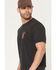 Image #3 - Brixton Men's Darver Short Sleeve Graphic T-Shirt, Black, hi-res
