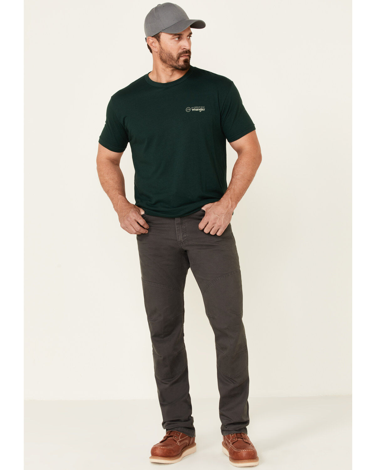 ATG by Wrangler Men's All-Terrain Reinforced Utility Pants, Grey, hi-res