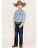 Image #1 - Wrangler 20x Toddler Boys' Dark Wash 42 Vintage Bootcut Jeans, Blue, hi-res