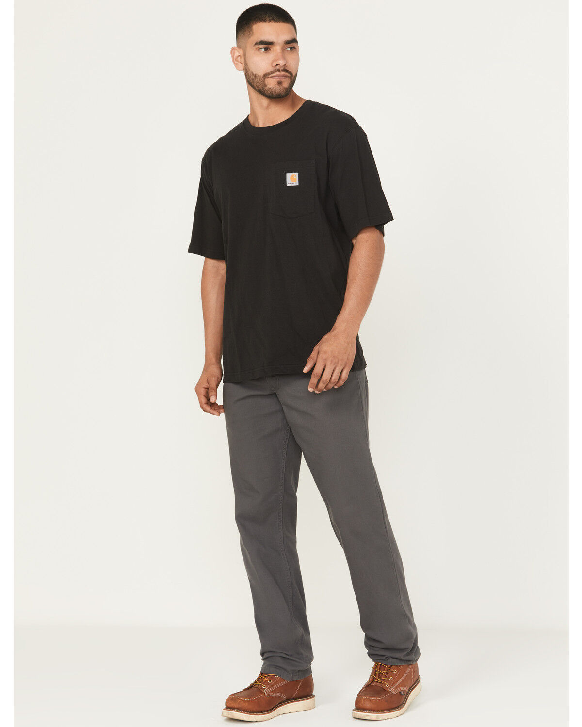 Image #1 - Carhartt Men's Rugged Flex&reg; Rigby Five-Pocket Pants, Charcoal Grey, hi-res