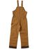 Image #3 - Dickies Men's Duck Insulated Bib Overalls, Brown Duck, hi-res