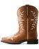 Image #2 - Ariat Women's Flora Country Cork Performance Western Boots - Broad Square Toe, Brown, hi-res