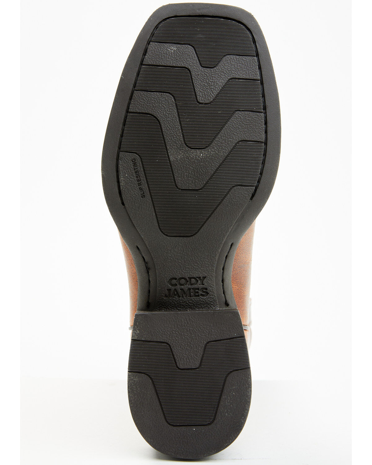 Image #7 - Cody James Ace&trade; Western Boots - Broad Square Toe, Brown, hi-res