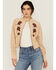 Image #1 - Shyanne Women's Embroidered Faux Suede Jacket, Tan, hi-res