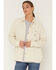 Image #1 - Carhartt Women's Oversized Fit Heavyweight Waffle Knit Work Shirt, Ivory, hi-res