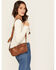 Image #1 - Free People Women's Wade Leather Crossbody Bag, Brown, hi-res