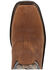 Image #6 - Durango Men's Workhorse Pull On Western Work Boots - Steel Toe , Brown, hi-res