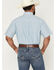 Image #4 - Cinch Men's Micro Plaid Print Short Sleeve Button-Down Western Shirt, White, hi-res