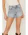 Image #2 - Cleo + Wolf Women's Light Wash High Rise Signature Pocket Shorts, Light Wash, hi-res