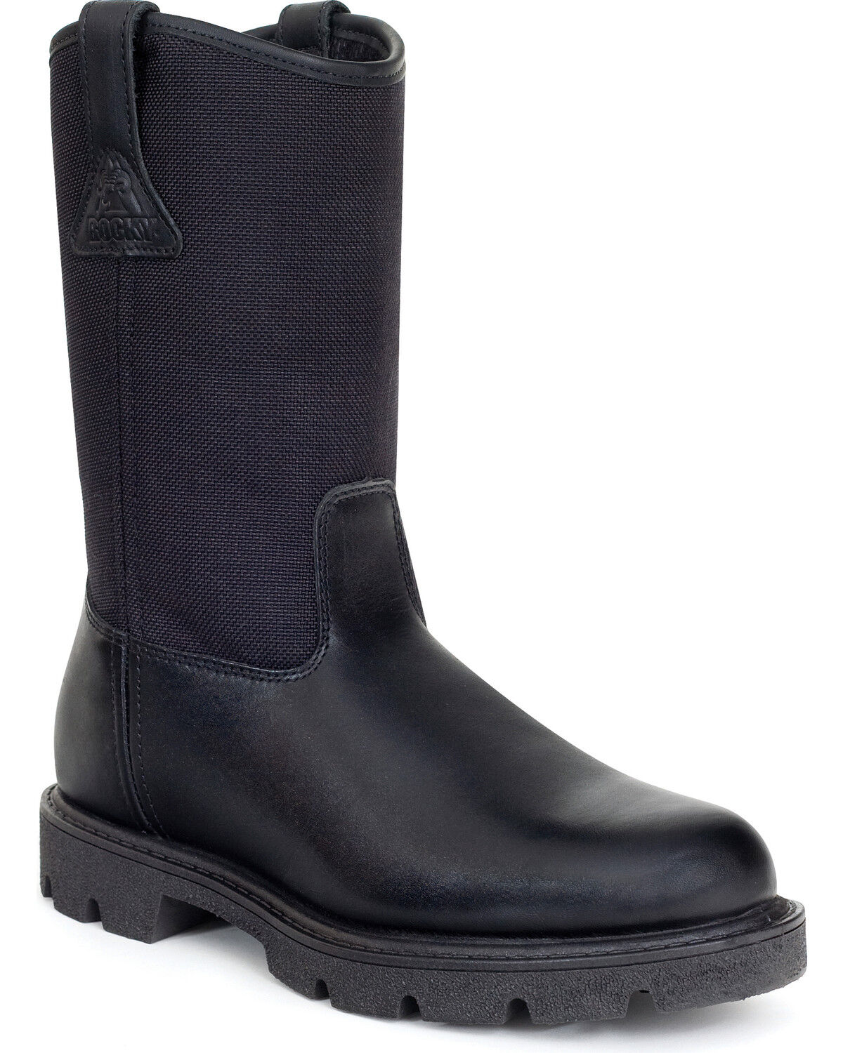 Rocky Men's Wellington Duty Boots, Black, hi-res