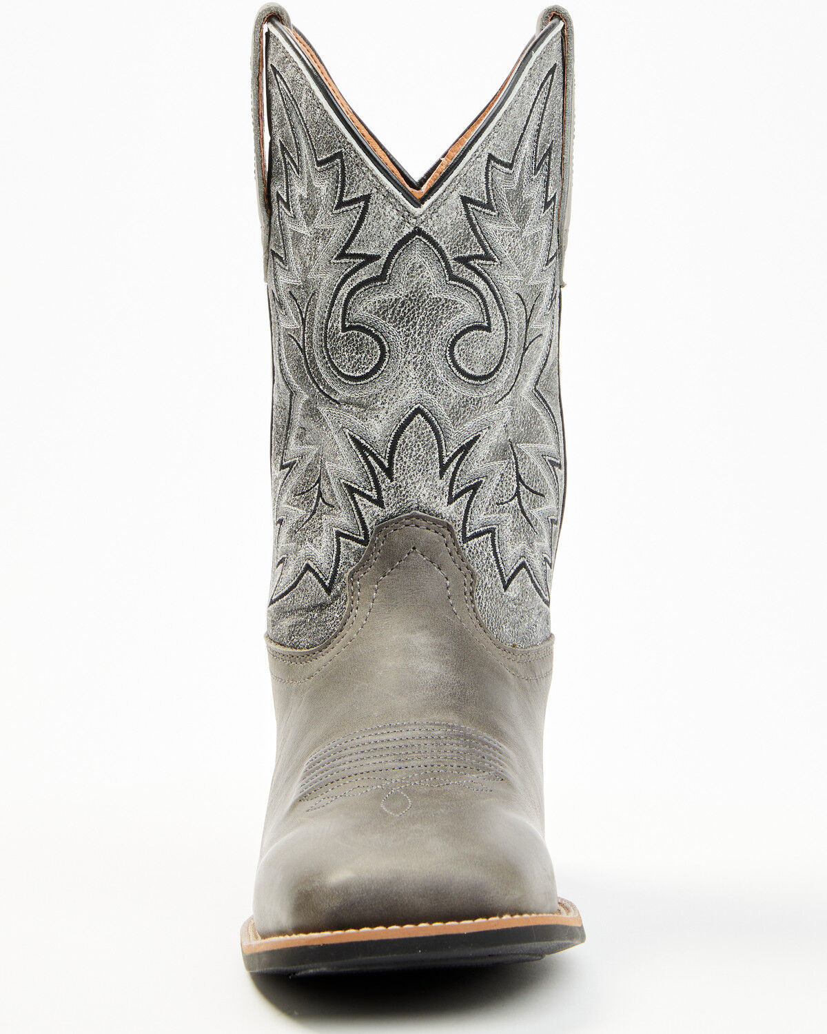 Image #4 - Cody James Men's Badge Xero Gravity&trade; Western Boots - Broad Square Toe, Grey, hi-res