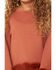 Image #3 - Hayden LA Girls' Fur Trimmed Sweater , Rust Copper, hi-res