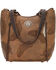 Image #1 - American West Women's Sacred Bird Bucket Tote, Distressed Brown, hi-res