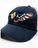 Image #2 - Cody James Men's Mexico & American Eagle Embroidered Ball Cap, Navy, hi-res