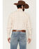 Image #4 - Ely Walker Men's Star Print Long Sleeve Snap Western Shirt, Cream, hi-res