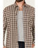 Image #3 - Brothers and Sons Men's Keystone Plaid Print Long Sleeve Button-Down Stretch Western Shirt, Natural, hi-res