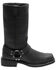 Image #2 - Harley Davidson Men's Bowden Moto Boots - Square Toe, Black, hi-res