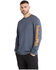 Image #1 - Timberland PRO Men's Core Logo Long Sleeve T-Shirt, Navy, hi-res