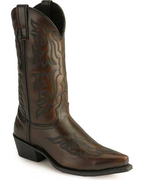 Image #1 - Laredo Men's Hawk Western Boots, Burnt Apple, hi-res