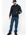 Image #3 - Carhartt Men's Hooded Logo-Sleeve Sweatshirt, Black, hi-res