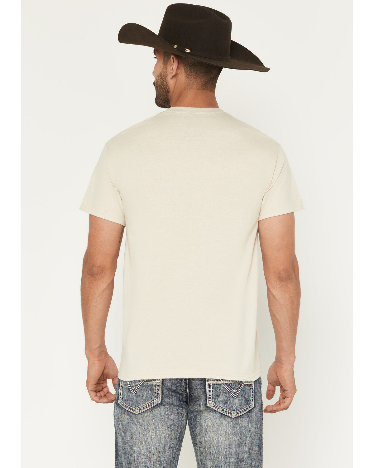 Image #4 - Riot Society Men's Bucking Bull Short Sleeve Graphic T-Shirt, Natural, hi-res