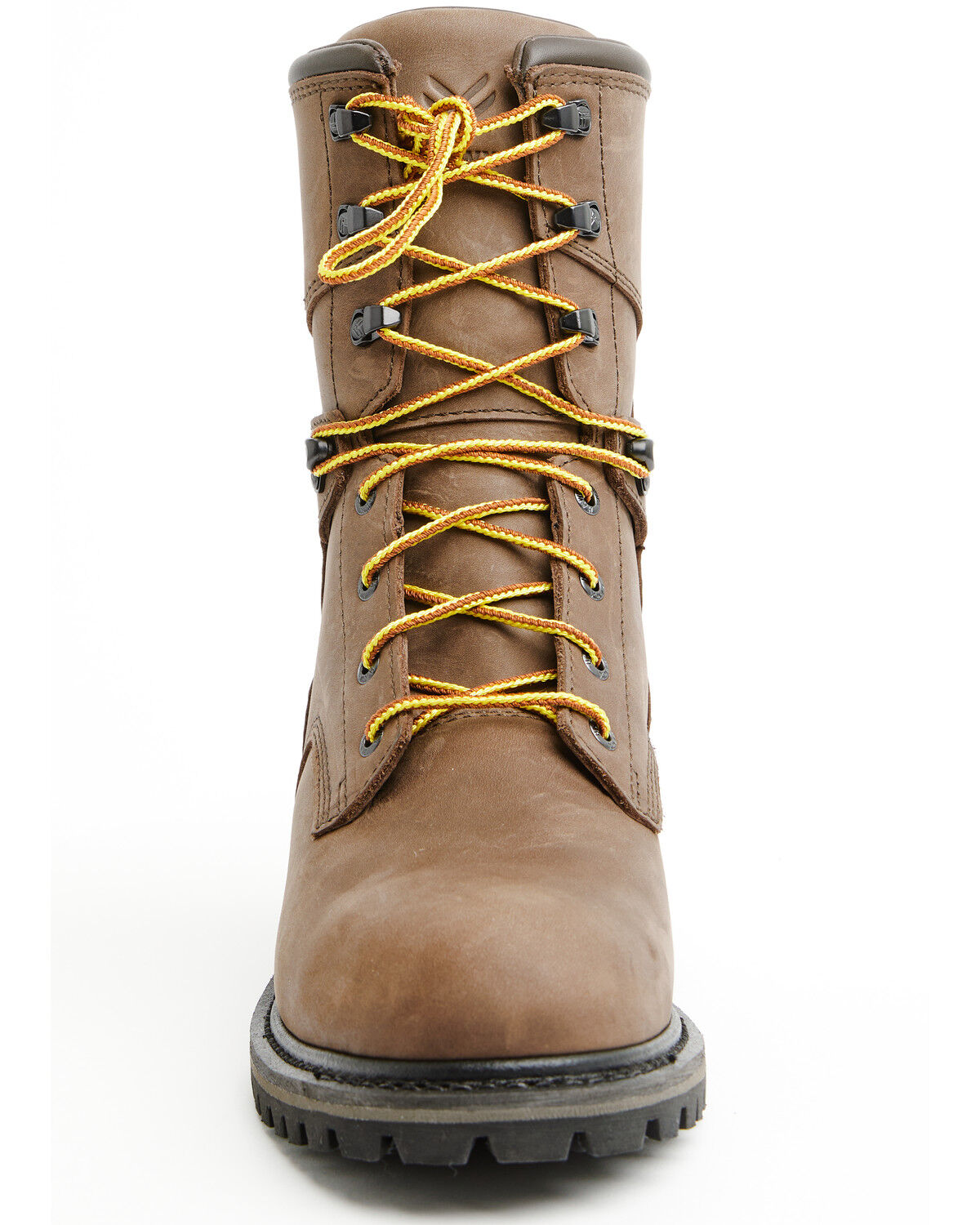 Image #4 - Hawx Men's 8" Logger Lace-Up Work Boot - Soft Toe, Chocolate, hi-res