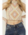 Image #3 - Double D Ranch Women's Gift Of The Anasazi Cropped Halter Top, Natural, hi-res