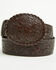 Image #2 - Shyanne Women's Ellery Tooled Leather Buckle Belt, Brown, hi-res