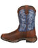 Image #3 - Durango Boys' Western Boots - Broad Square Toe, Brown, hi-res