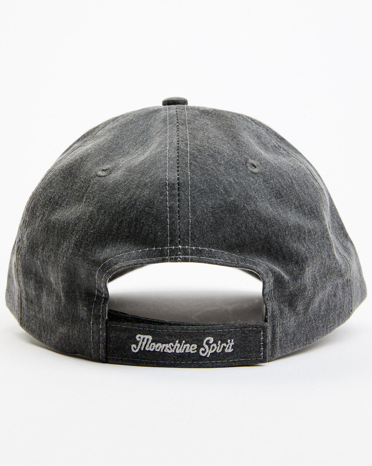 Image #3 - Moonshine Spirit&reg; Men's Embroidered Whiskey Life Skull Solid Ball Cap, Grey, hi-res